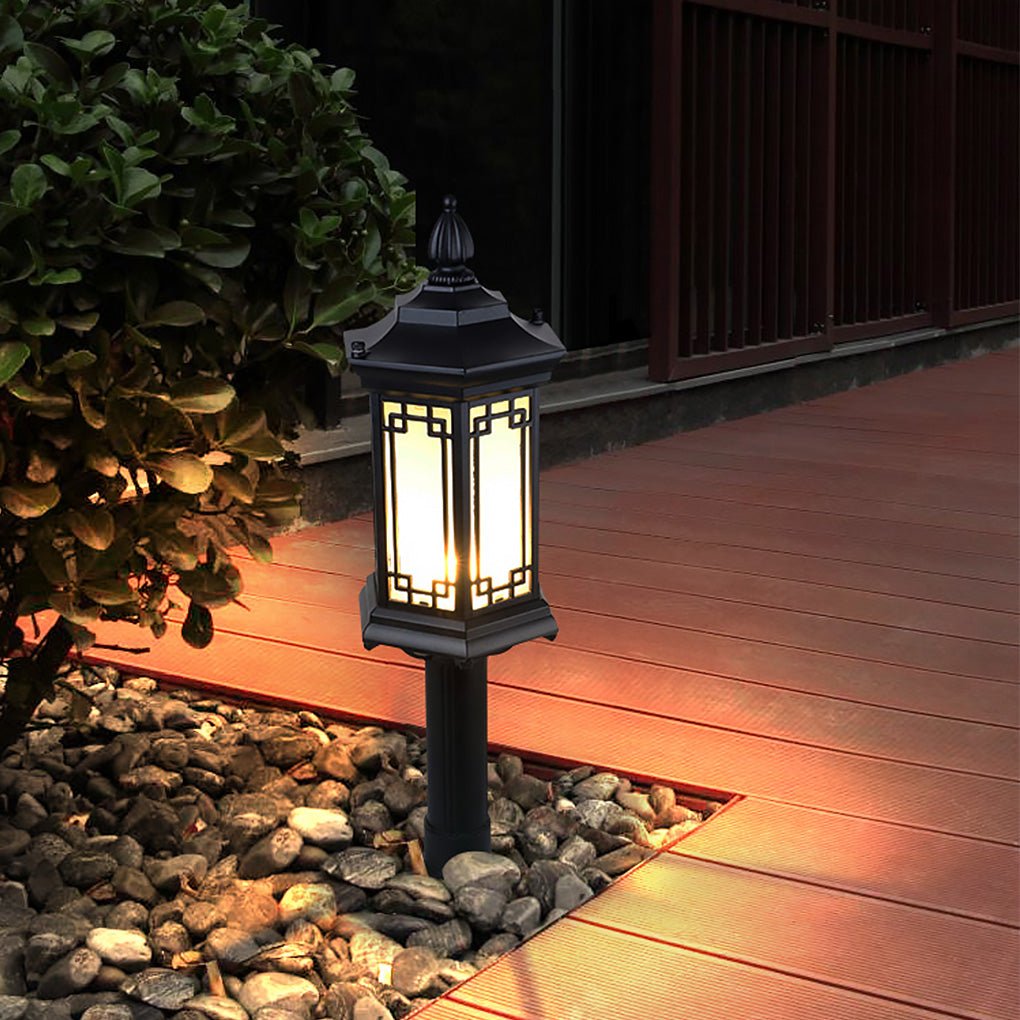 Classic Asian Style Landscape Decorative Lighting Pathway Lights for Villa Courtyard