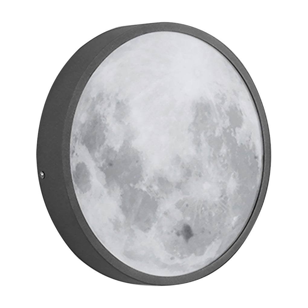 Creative Moon Outdoor Waterproof Garden Light LED Exterior Wall Light