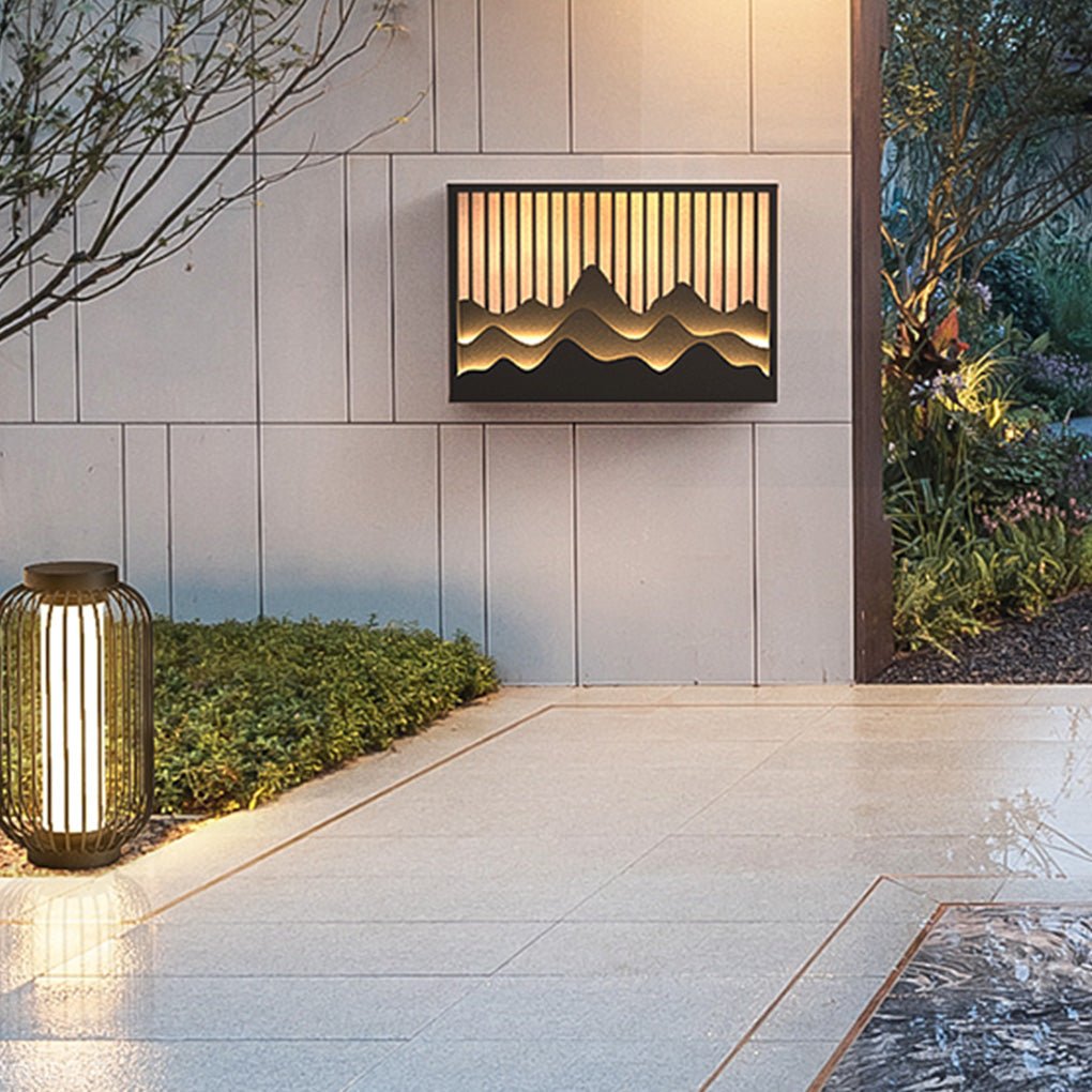 Creative Outdoor Waterproof LED Balcony Garden Light Landscape Wall Sconces