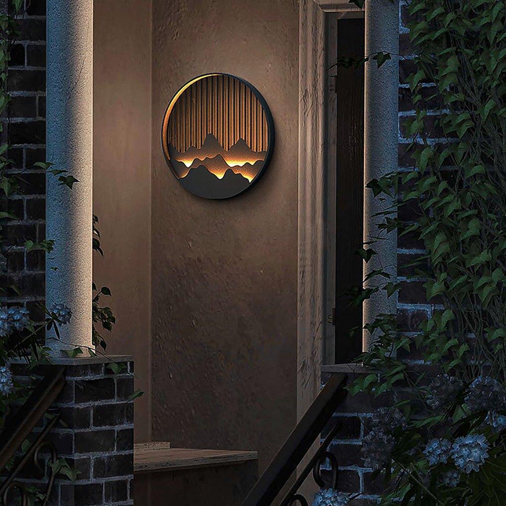 Creative Outdoor Waterproof LED Balcony Garden Light Landscape Wall Sconces