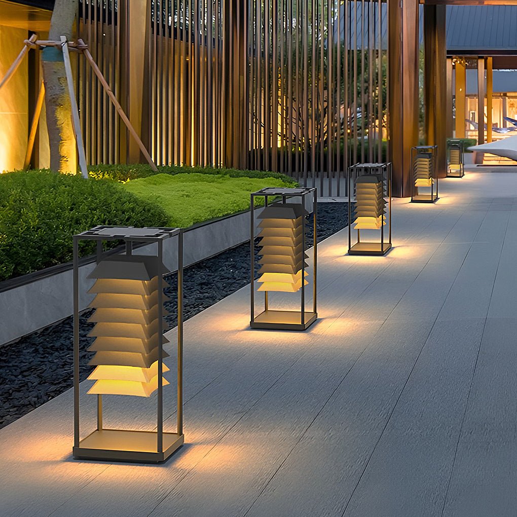 Creative Waterproof Outdoor Post Lights Pillar Light Garden Lights Landscape Lighting