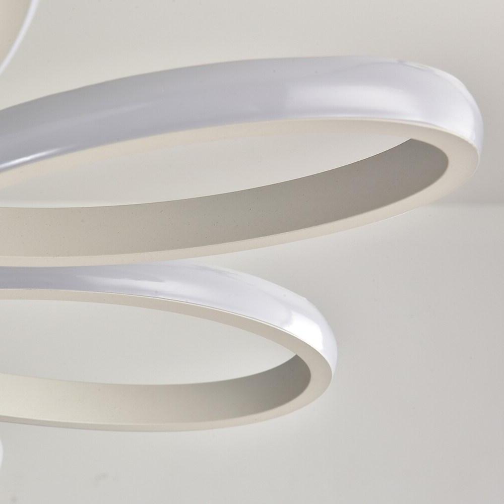 Curves Flower Dimmable LED Modern Hanging Ceiling Light Pendant Lights