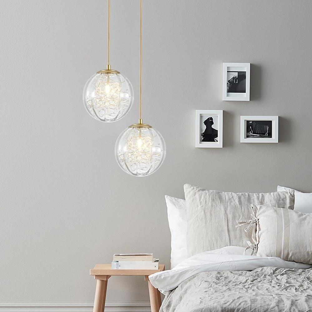 Nordic Artistic Glass Pendant Lighting Globe Pendant Lighting