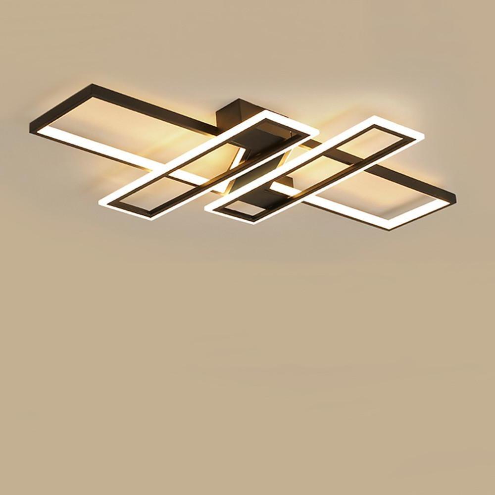 4 Rectangle LED Modern Ceiling Lights Flush Mount Lighting Ceiling Lamp