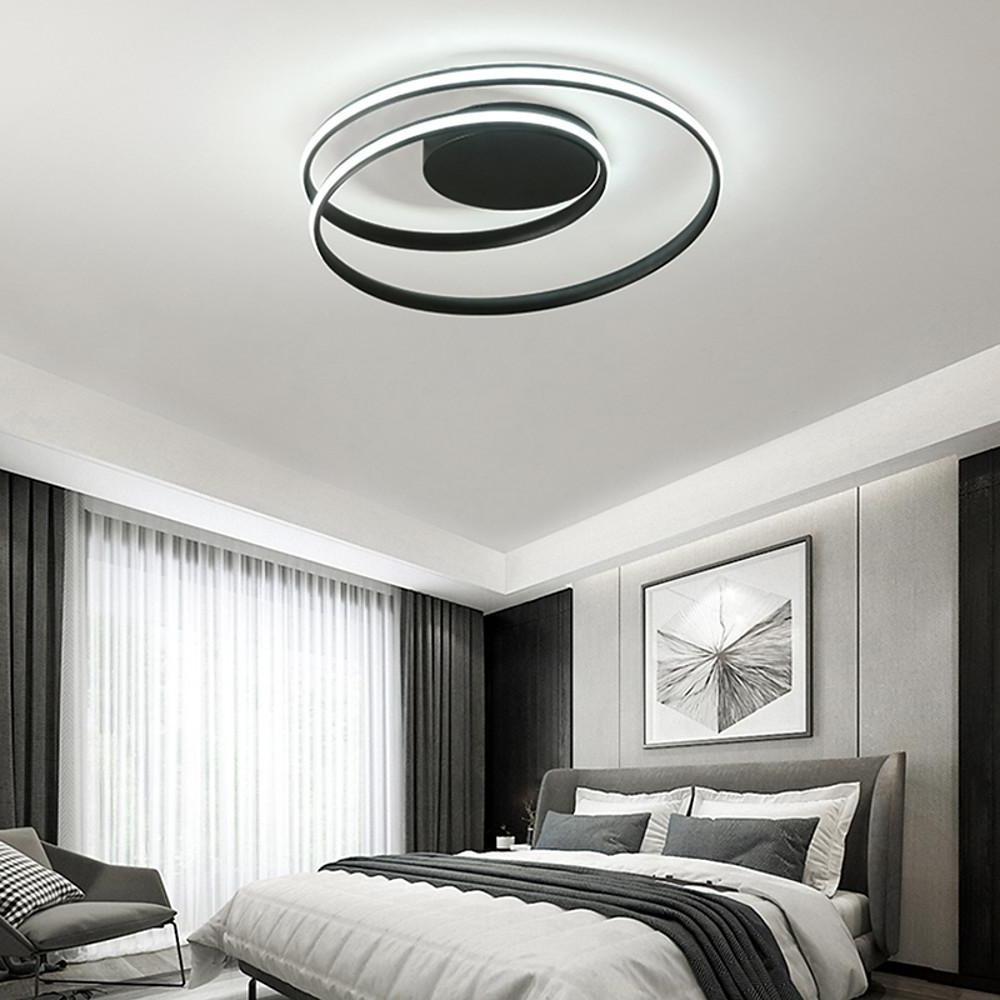 Spiraling Circular LED Modern Ceiling Lights Flush Mount Lighting