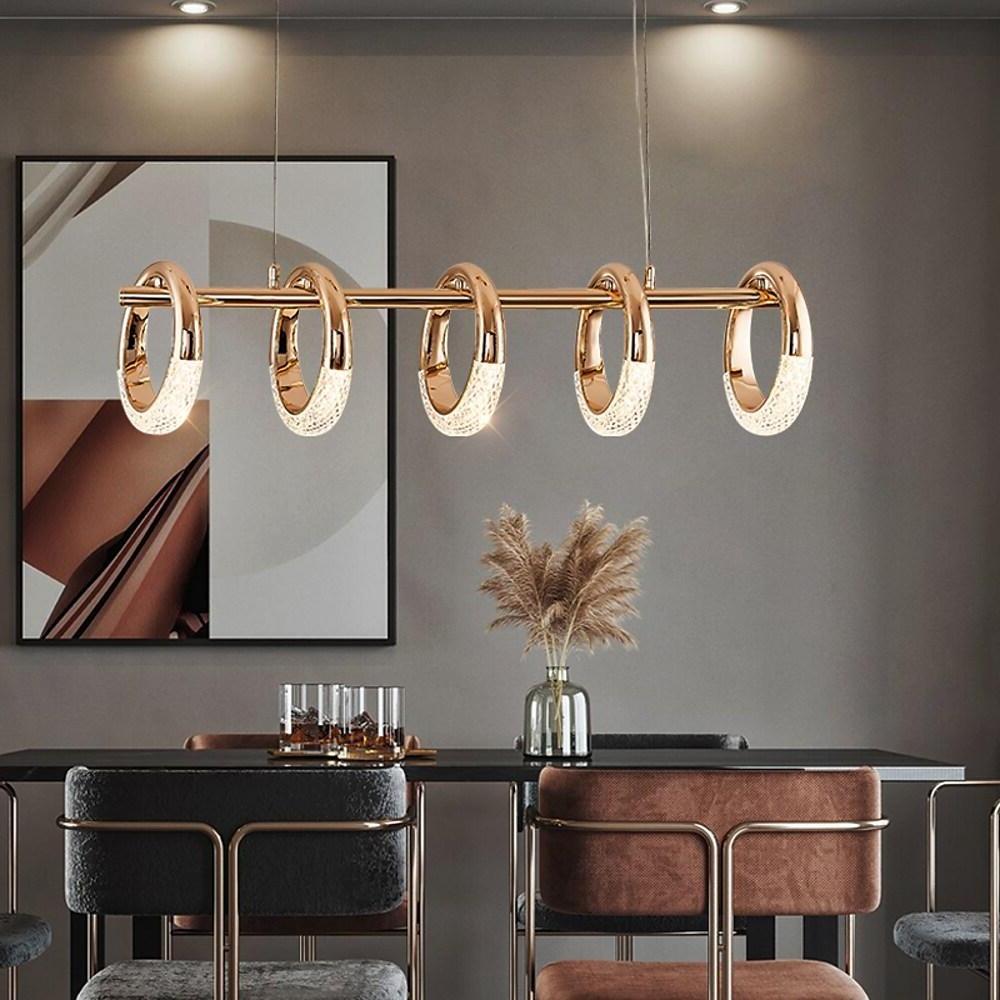 Uniform Ring Pendant Lighting LED Modern Kitchen Dining Room Lighting Ceiling Light