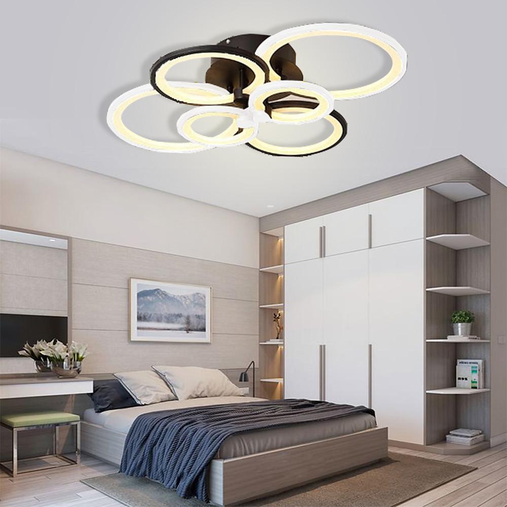 Multi Circles Dimmable LED Modern Ceiling Lights Flush Mount Lighting