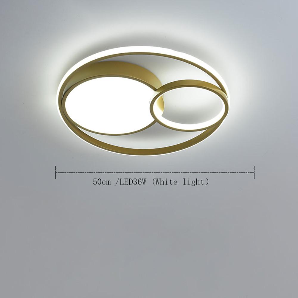 3 Ring Minimalist Acrylic LED Flush Mount Ceiling Light for Bedroom