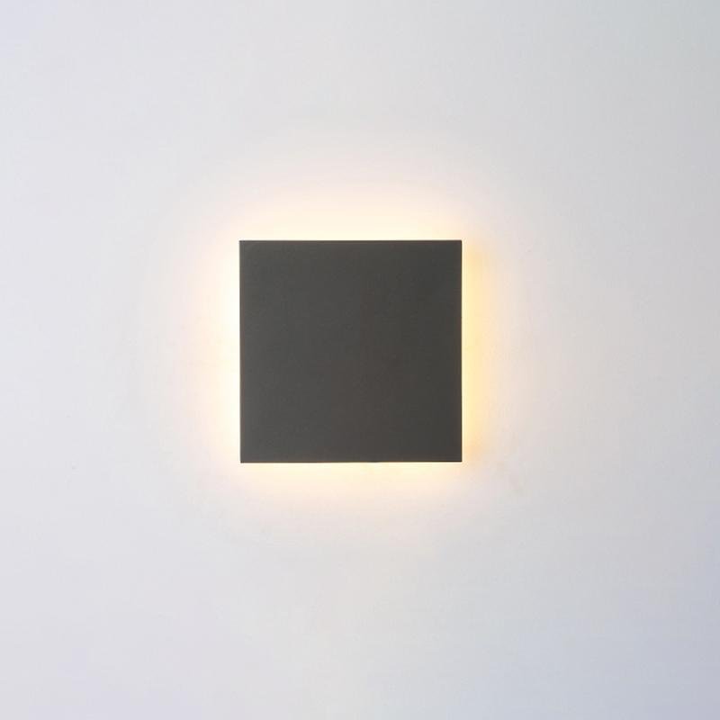 Modern Waterproof LED Outdoor Wall Lights in Flat and Square Designs