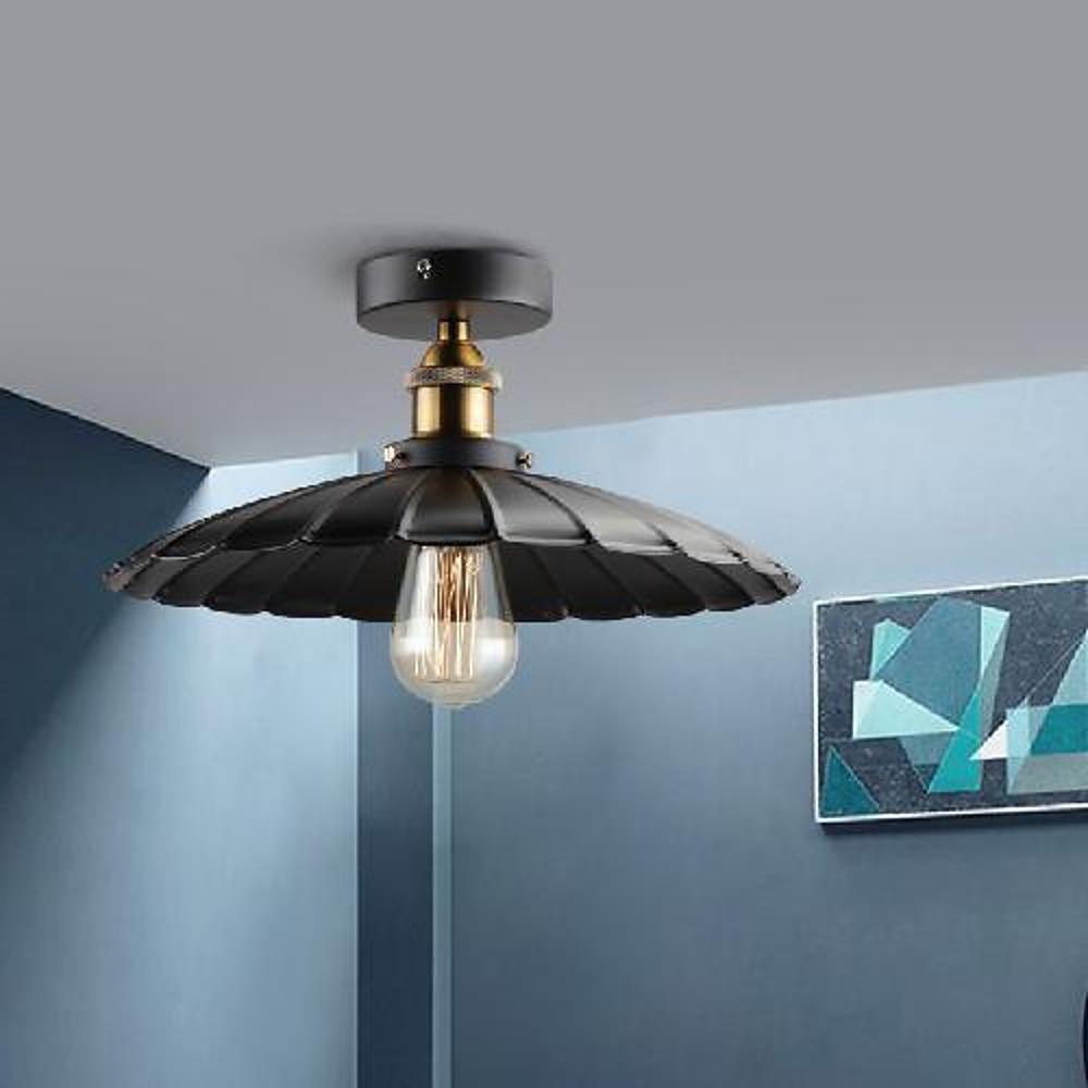 Circular Teardrop Pendant Light Industrial Hallway Lighting LED Ceiling Light