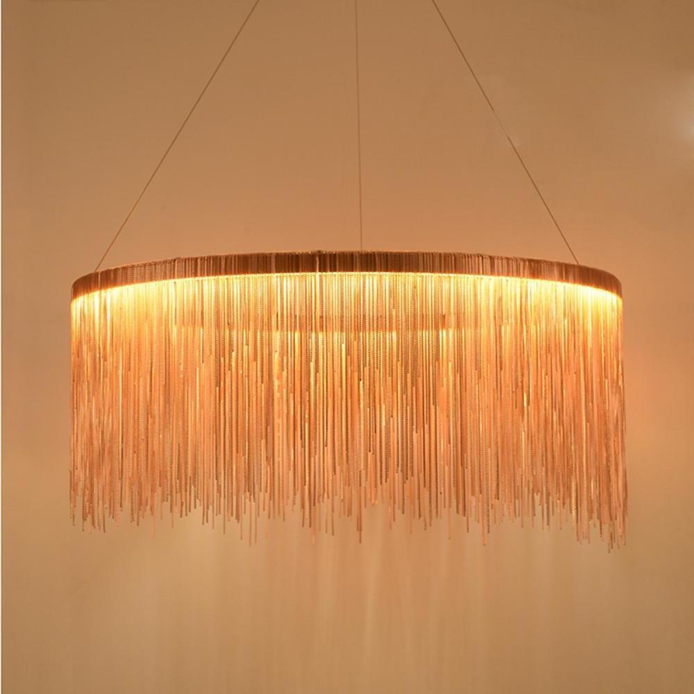 LED Modern Drum Chandelier for Living Room