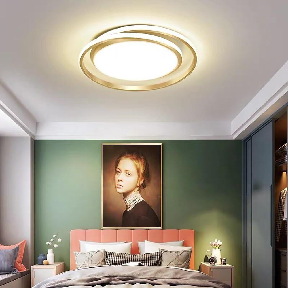 Creative Circular LED Modern Ceiling Lights Flush Mount Lighting