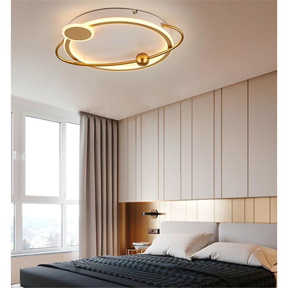 Oval Shaped Bedroom Flush Mount Lighting Unique LED Ceiling Lights