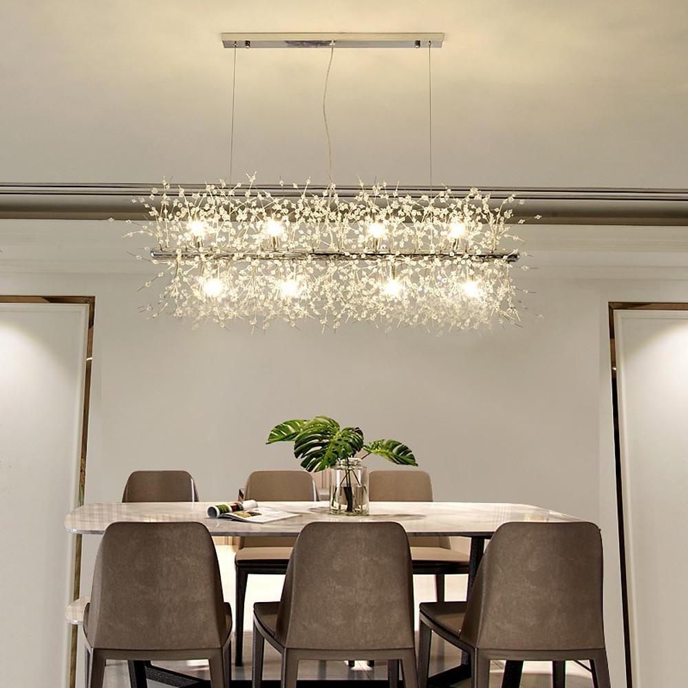 Dazzling Crystal LED Modern Chandeliers Pendant Light Hanging Lamp