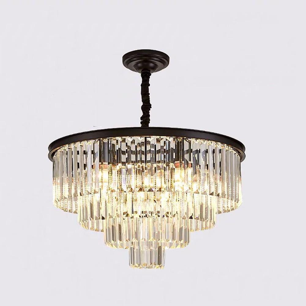 Modern Crystal Contemporary Chandeliers Entryway Chandelier