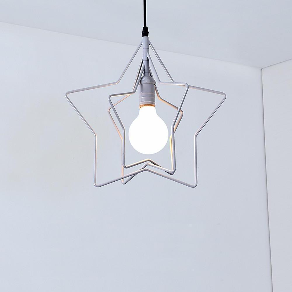 Multiple Star Shaped LED Modern Pendant Light Hanging Lamp Island Lights