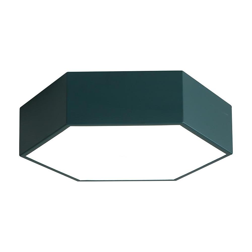 Geometric Shaped LED Wireless Control Modern Ceiling Lights Flush Mount Lighting