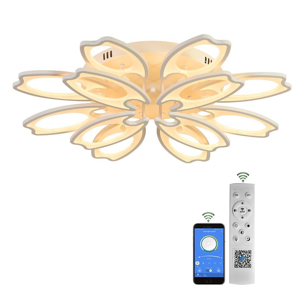 Flower Novelty Flush Mount Ceiling Light Fixtures Modern LED Ceiling Light