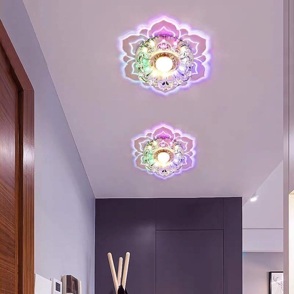 Floral Ornate LED Flush Mount Ceiling Light for Baby Kids