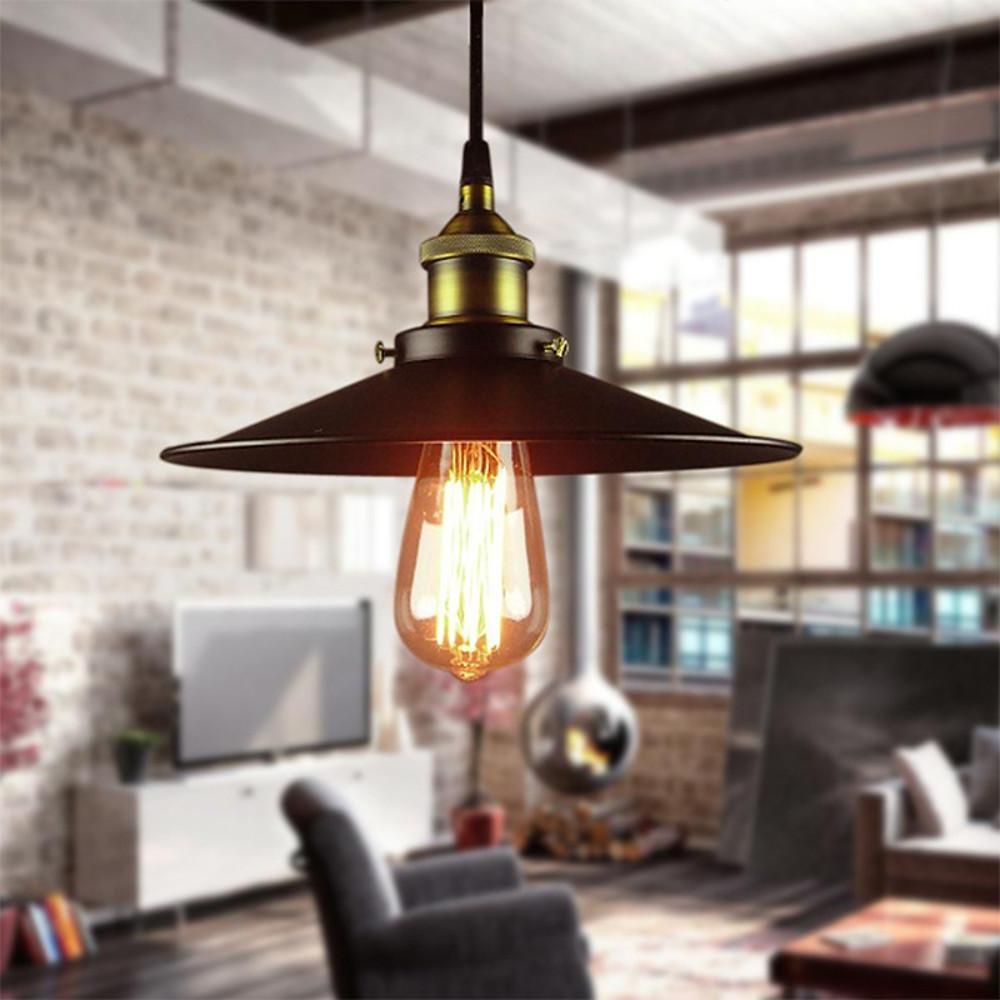 Adjustable Industrial Metal Stylish Cone-Shaped Pendant Lighting