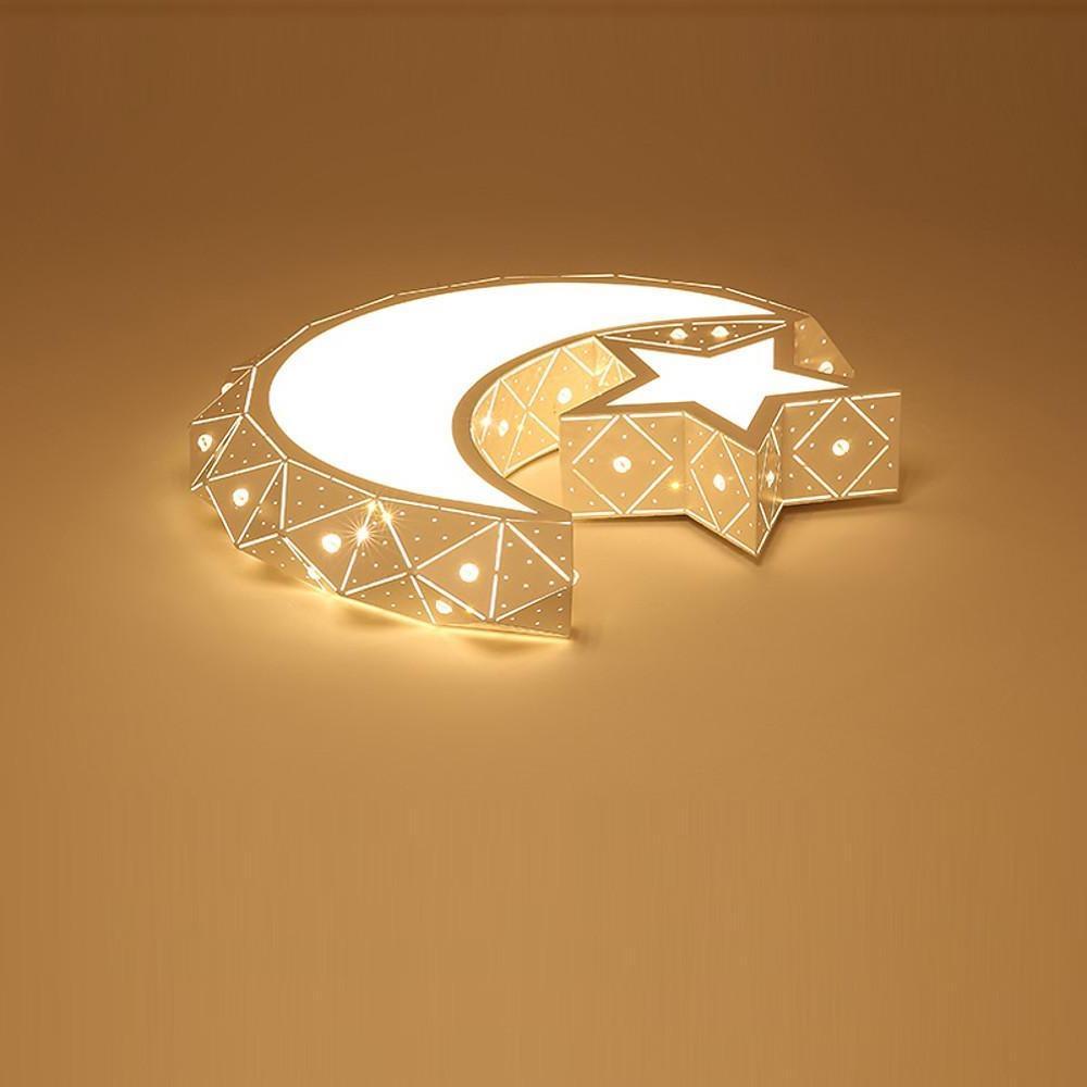 Moon Star Shaped LED Modern Ceiling Lights Flush Mount Lighting Hanging Lamp