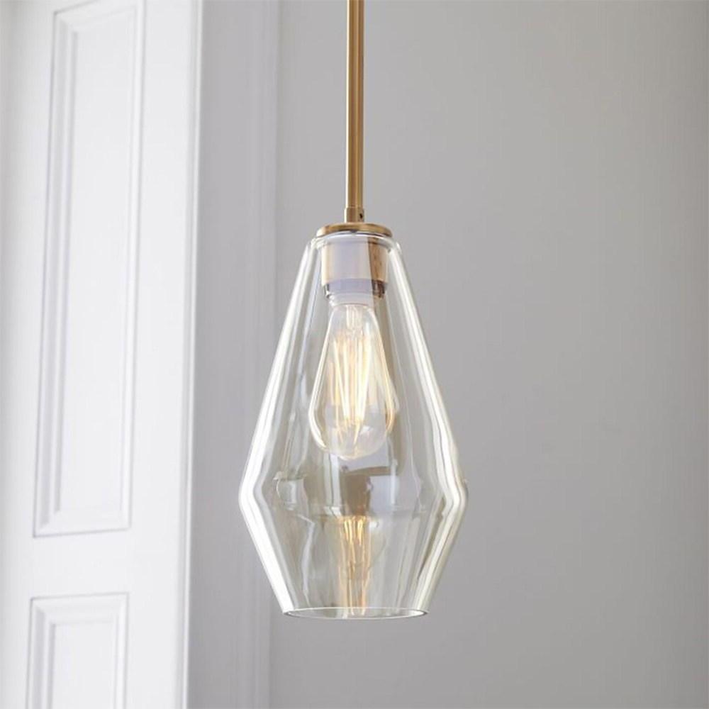 Nordic Classic Copper Glass Pendant Lights Industrial Style Droplight