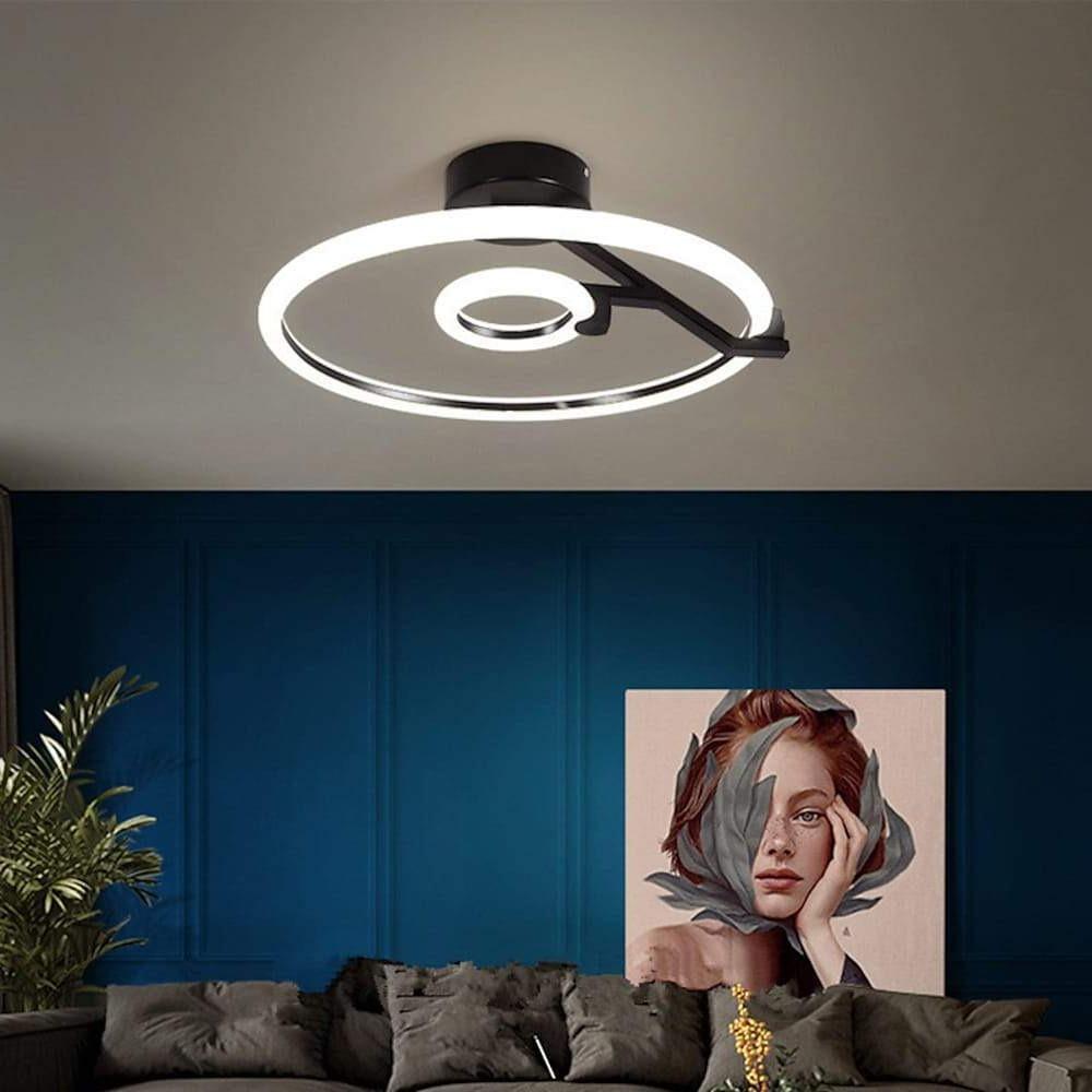 Rings Flush Mount Ceiling Light Abitrary LED Light