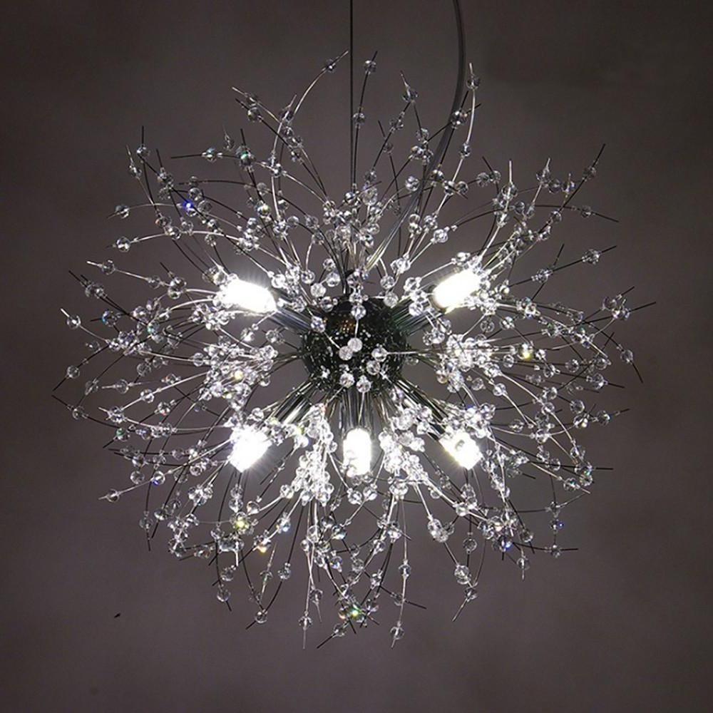 16'' Mini Globe Style Metal Electroplated Chandelier with Centrally Located Lights Enlightening Surroundings