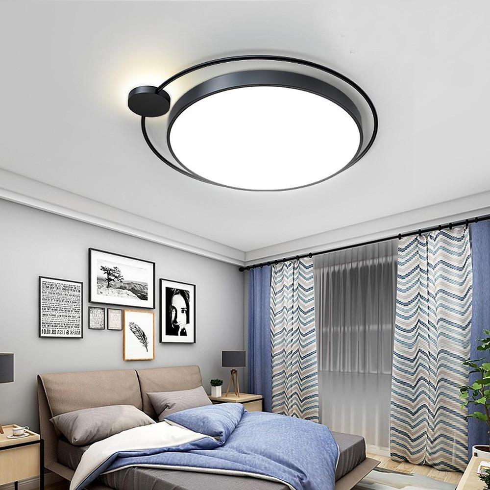 Circular Dimmable LED Nordic Flush Mount Light Ceiling Light Fixtures