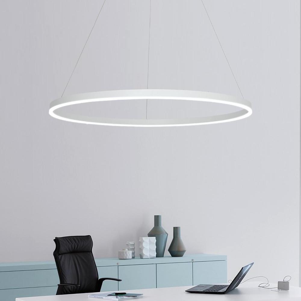 Geometric Slimline Circular Pendant Entry Light Dimmable Ceiling Light