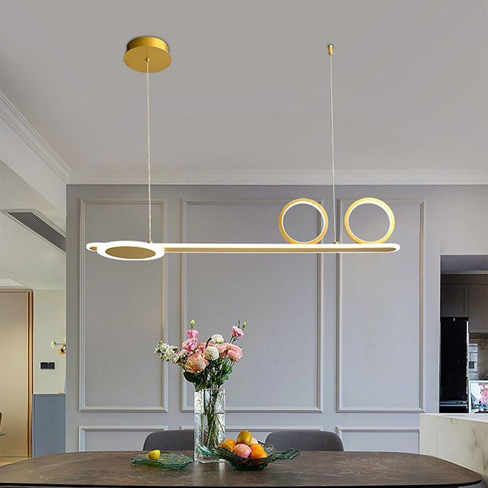 3 Circles Linear Design LED Modern Pendant Lighting Chandeliers