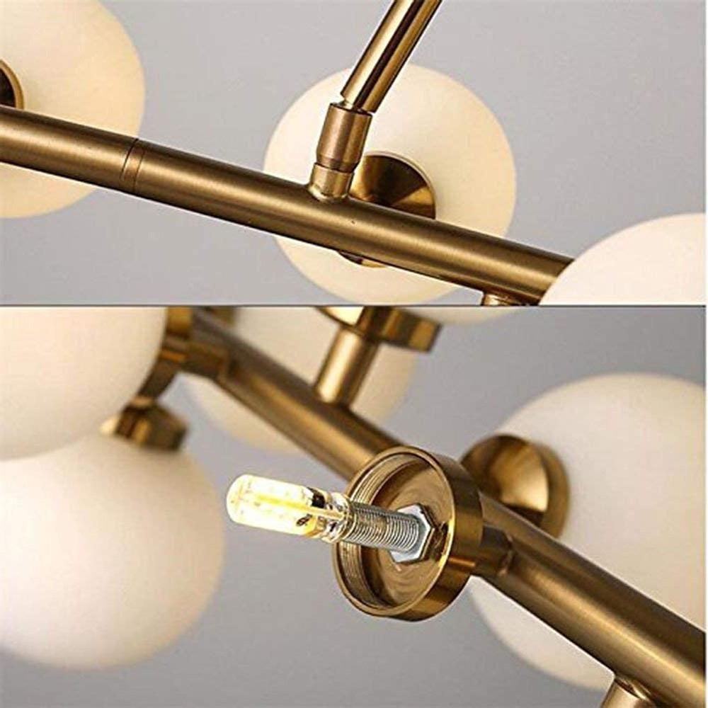 35'' LED 16 Bulbs Molecular Pendant Lighting Pendant Light Fixtures For Living Room