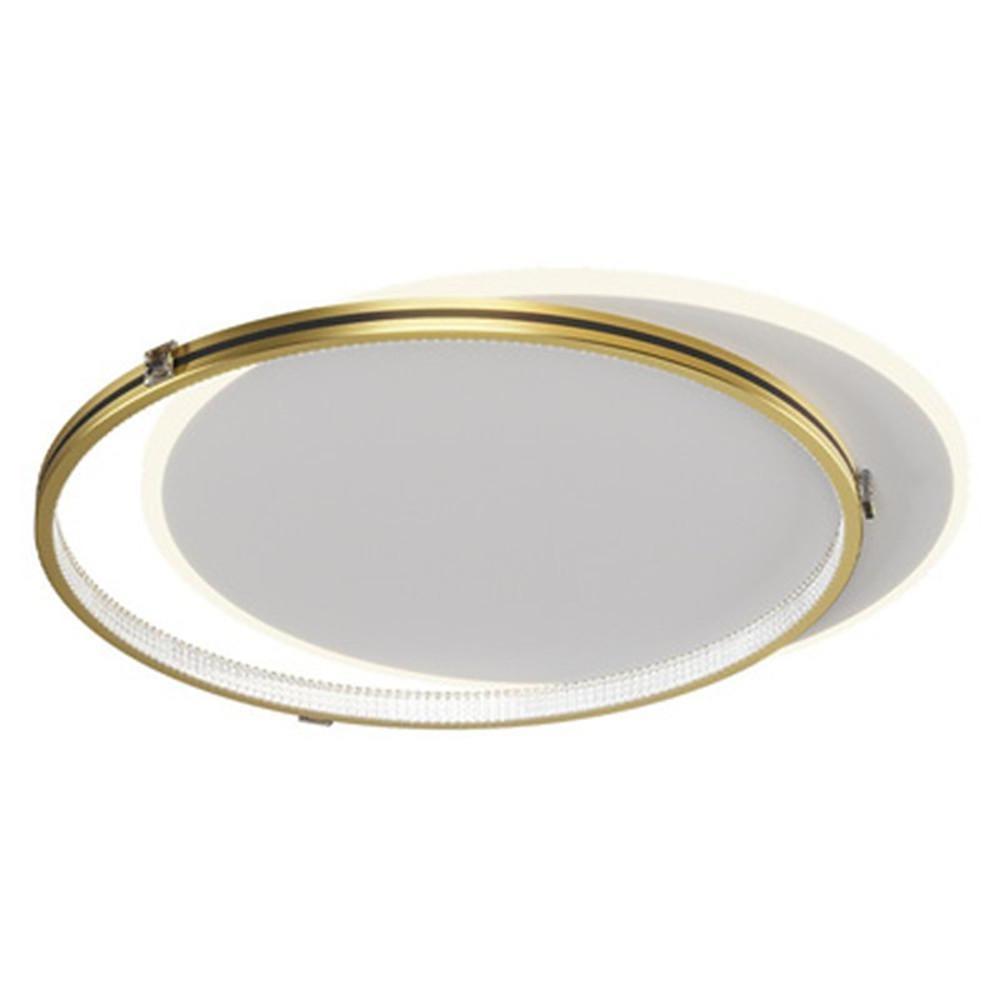 2 Circle Metal Dimmable LED Modern Ceiling Light Flush Mount Lighting