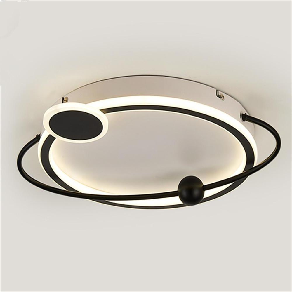 Oval Shaped Bedroom Flush Mount Lighting Unique LED Ceiling Lights