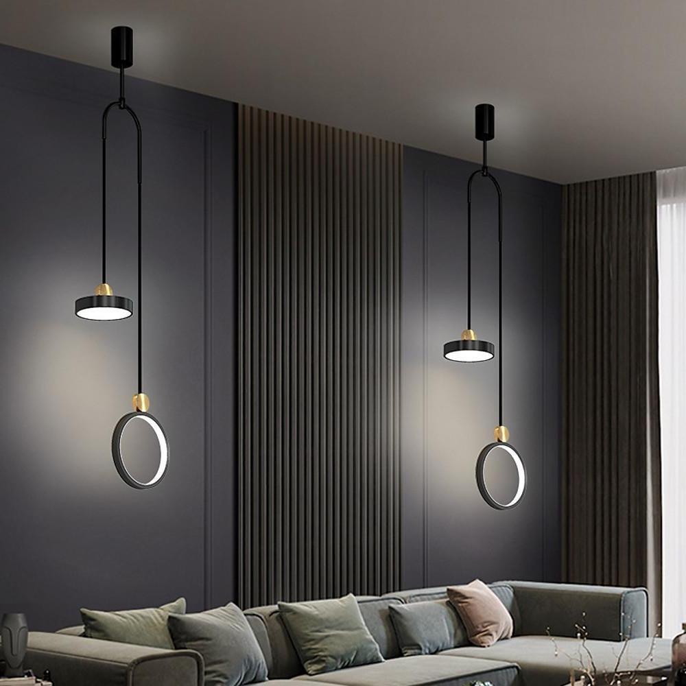 2 Circles LED Modern Pendant Light Island Lights Hanging Ceiling Lights