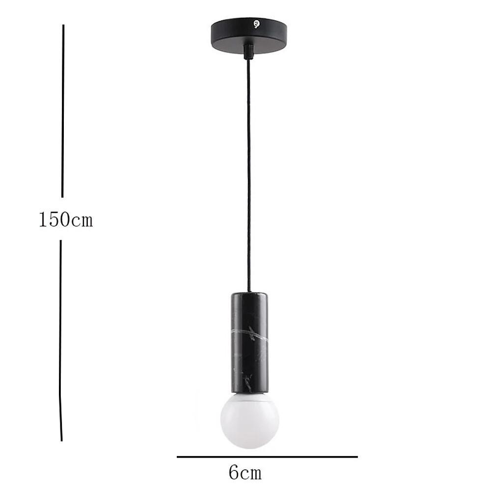 Elongated Cylindrical Metal Ceramic LED Modern Island Lights Pendant Lighting