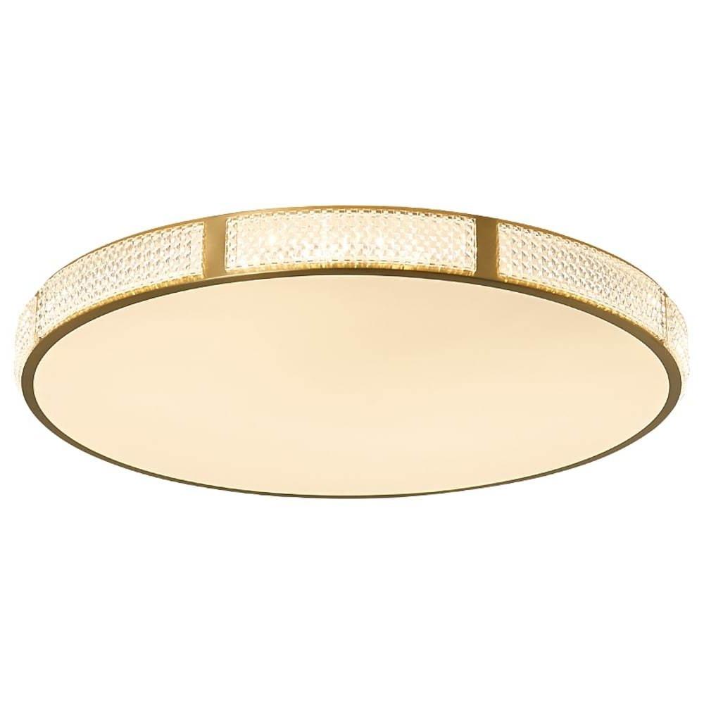 Circular Copper Acrylic LED Nordic Ceiling Lights Flush Mount Lighting