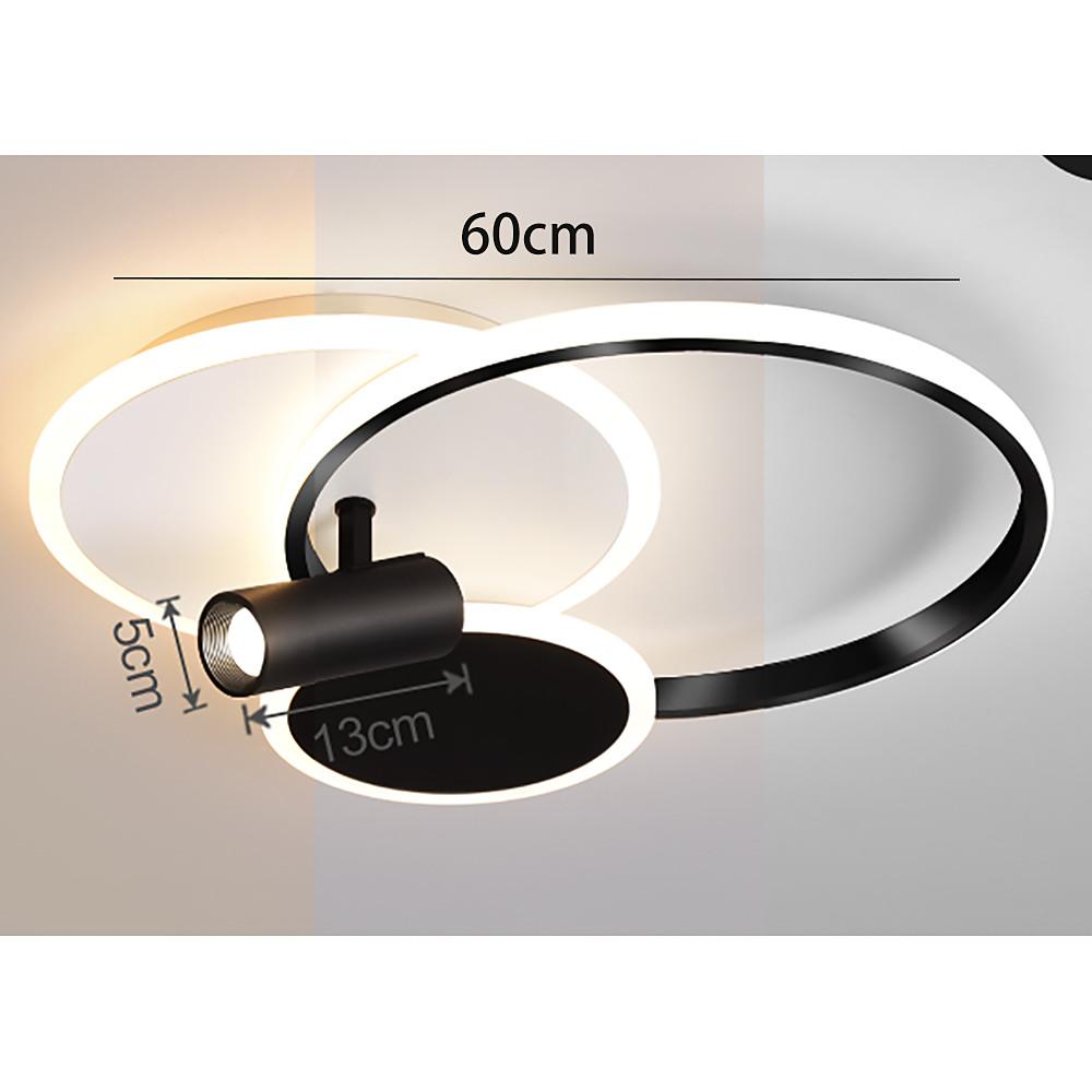 Circles Spotlights Modern LED Flush Mount Ceiling Light for Bedroom