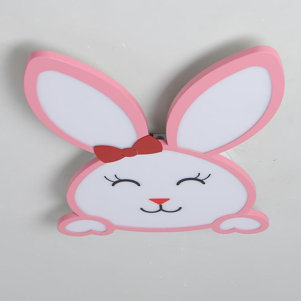 Novelty Bunny LED Flush Mount Ceiling Light for Baby Kids Lighting