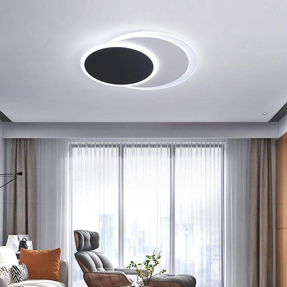 2 Circle Flush Mount Ceiling Light for Living Room LED Baby Kids Lights