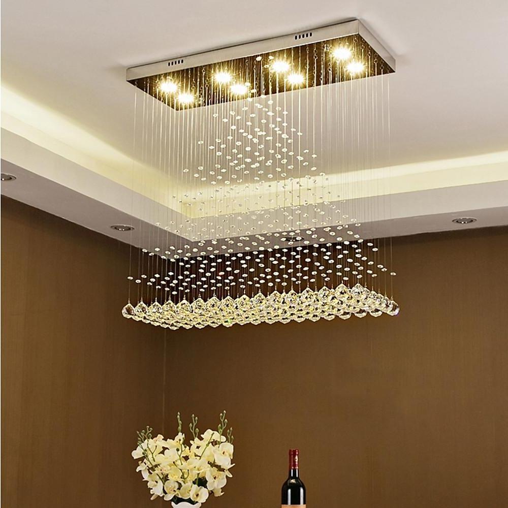 Modern Contemporary Chandeliers Crystal 5-Layer Large Chandeliers