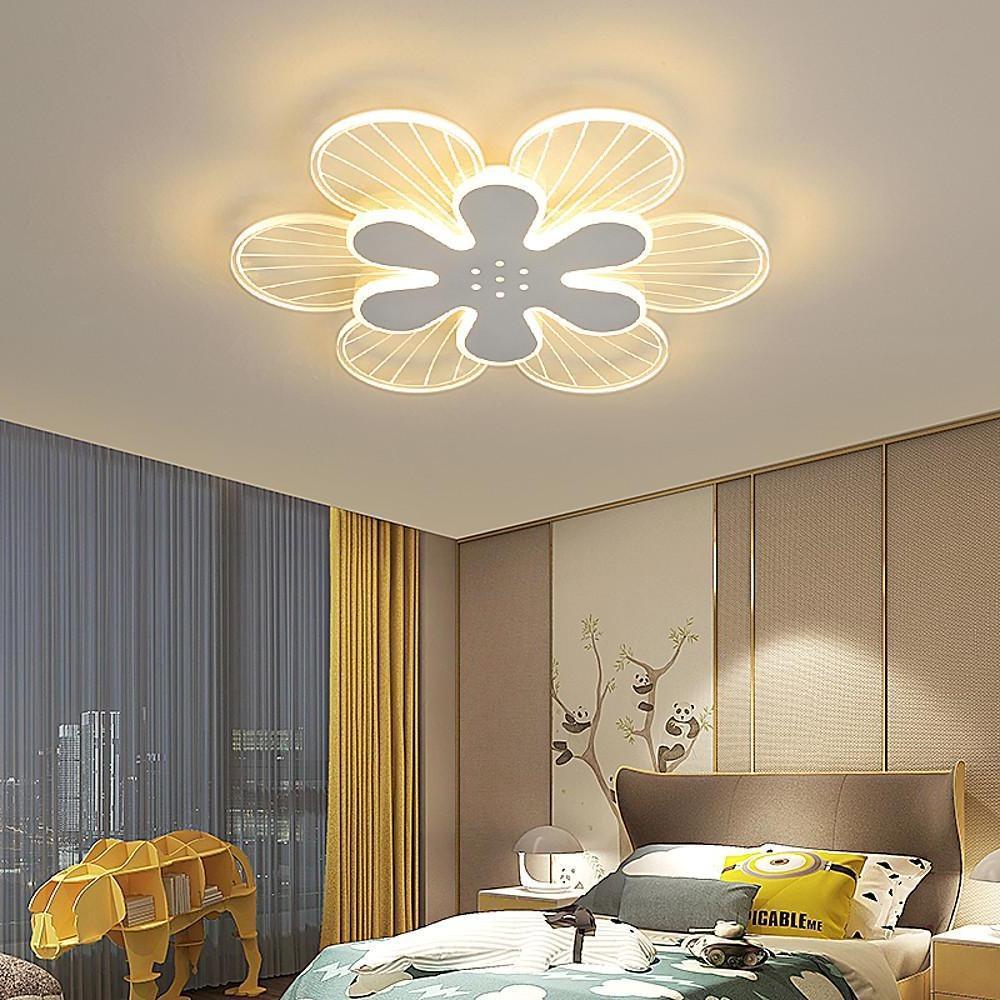 Novelty Stylish Flower LED Flush Mount Ceiling Light for Bedroom