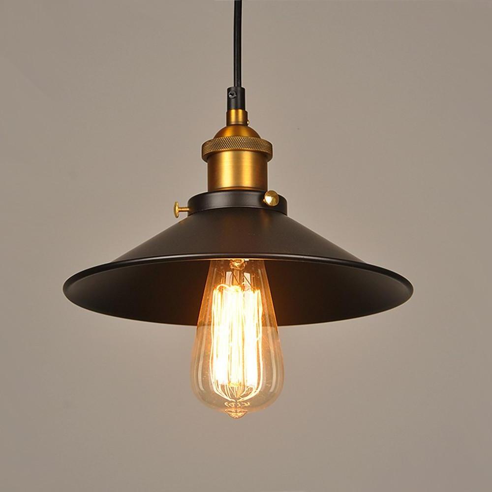 Adjustable Industrial Metal Stylish Cone-Shaped Pendant Lighting