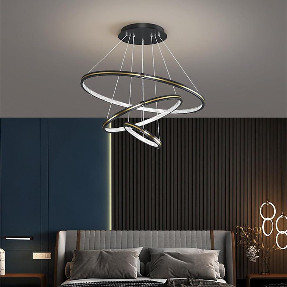 Stylish 3 Rings LED Chandelier