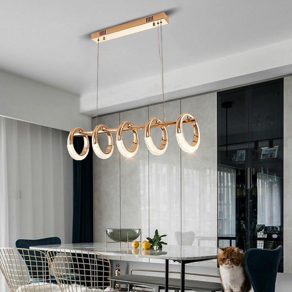 Uniform Ring Pendant Lighting LED Modern Kitchen Dining Room Lighting Ceiling Light