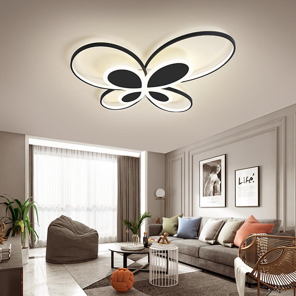 Cluster Dimmable Butterfly LED Flush Mount Ceiling Light for Baby Kids