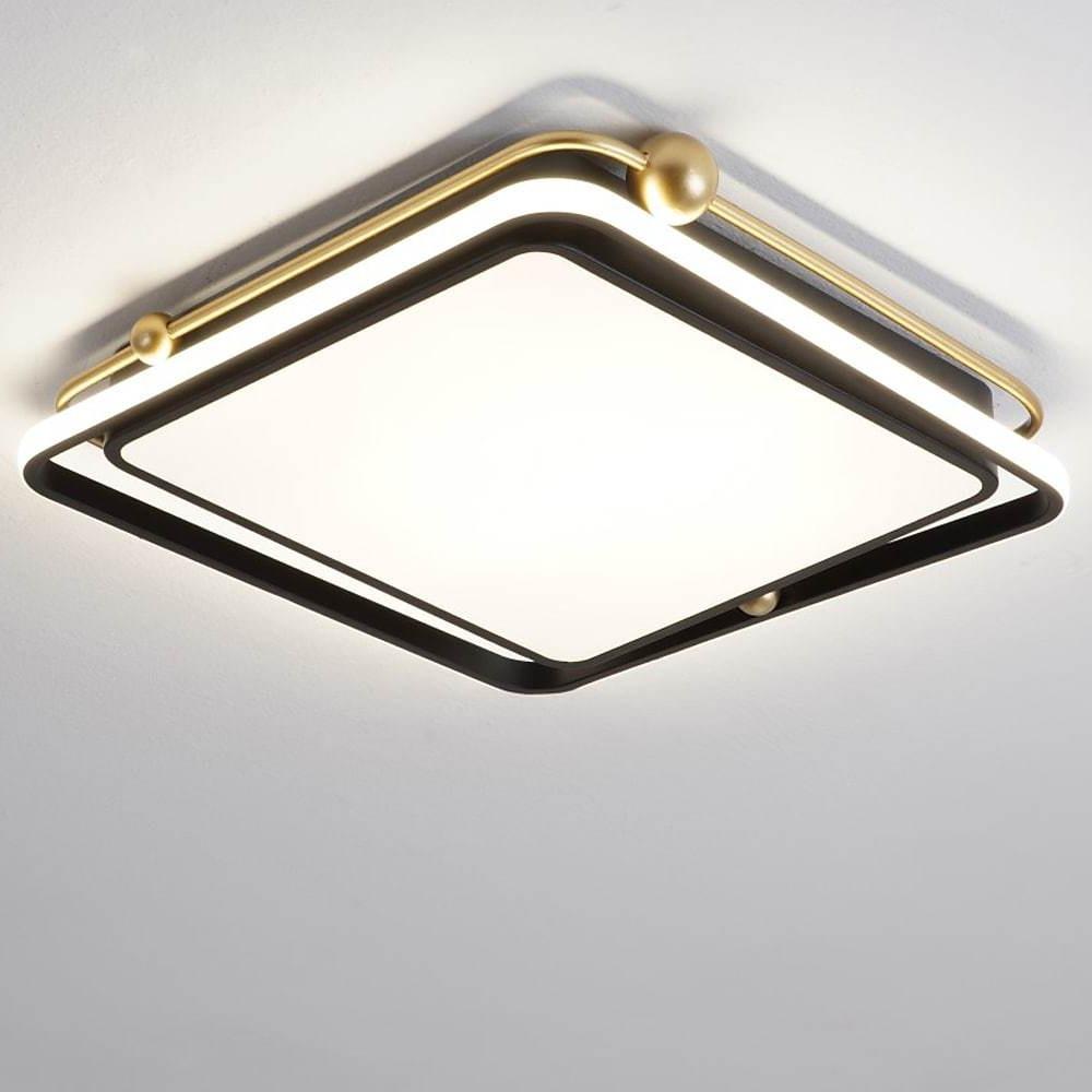 Squares Artistic LED Flush Mount Ceiling Light for Bedroom