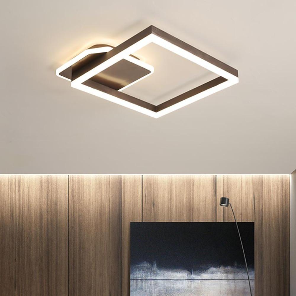 Abstract Square Dimmable LED Modern Flush Mount Lighting Ceiling Lights