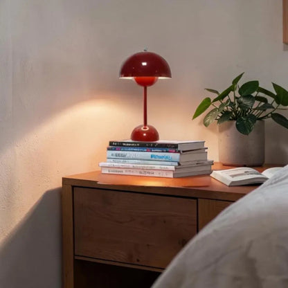 Retro Minimalist Bedside Lamp, Cozy Bedroom Lighting, Aesthetic Night Light, Modern Desk Lamp, Ambient Home Decor