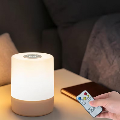 LED Touch Glow Night Light with Remote, Dimmable Bedside Lamp, Timer Table Light, Baby Room Night Light